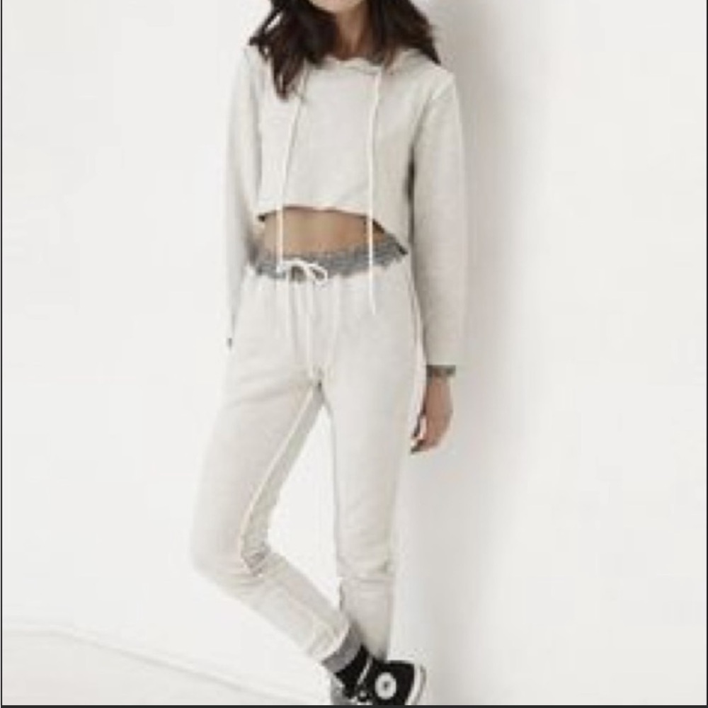 Revolve Danielle Guizio sweat shirt and pants medium